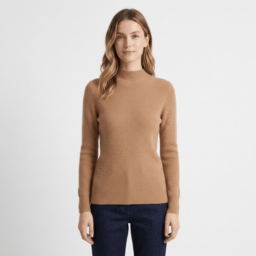 Caelum – Cashmere Mock Neck Sweater - Hilltop Nord