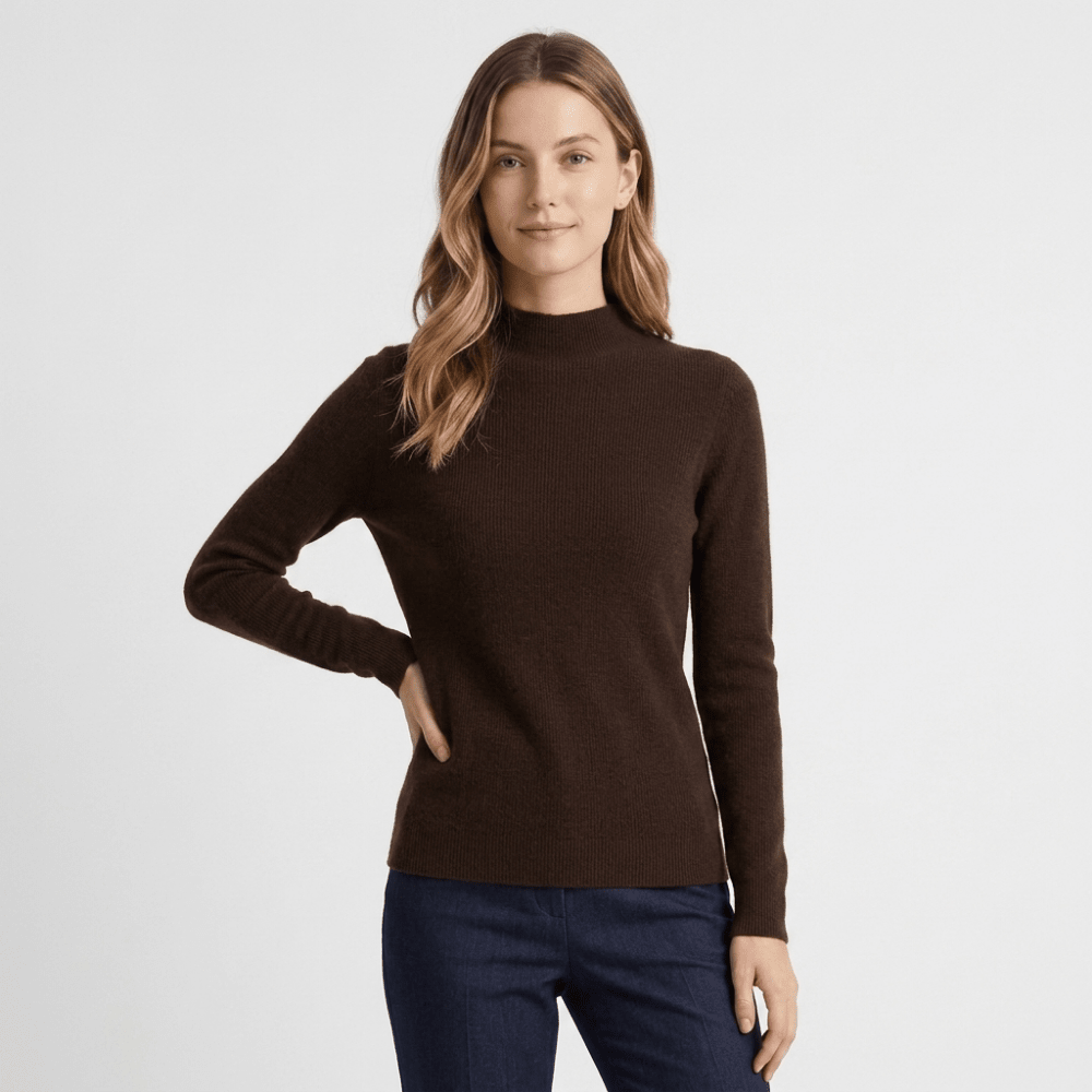 Caelum – Cashmere Mock Neck Sweater - Hilltop Nord