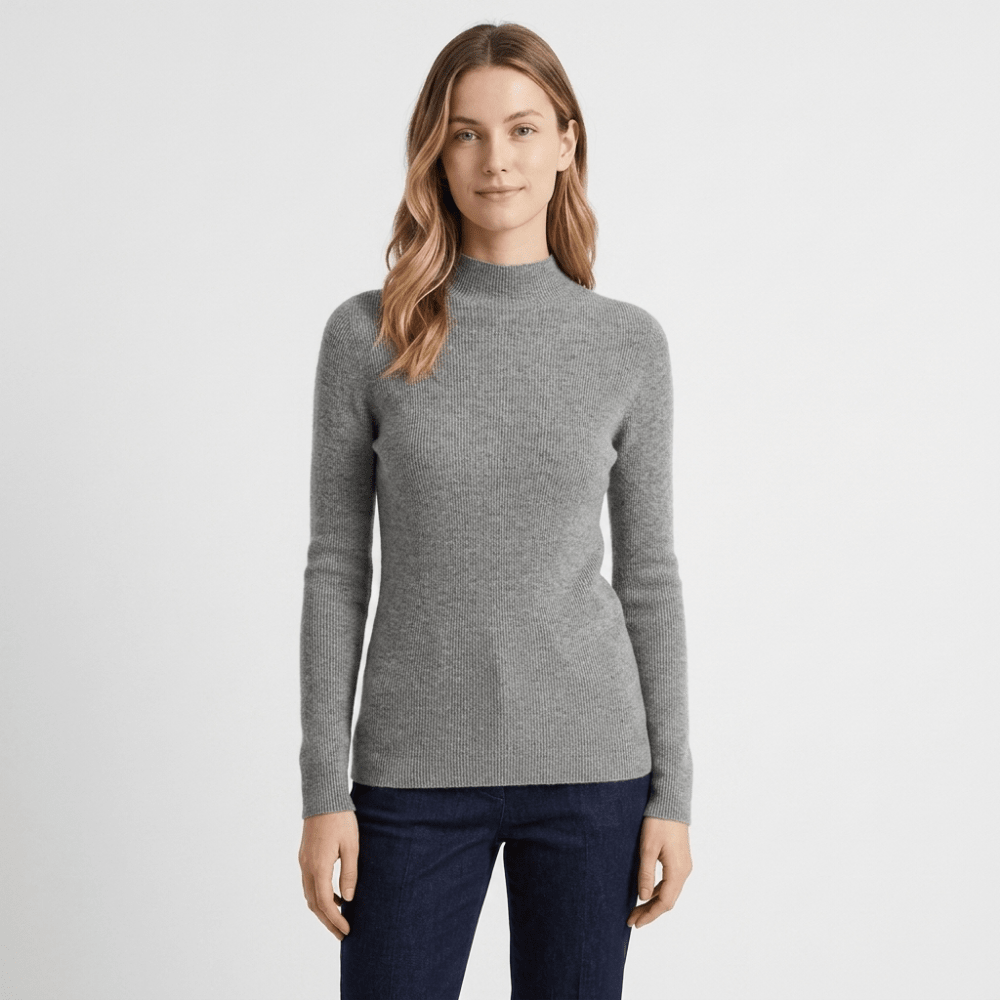 Caelum – Cashmere Mock Neck Sweater - Hilltop Nord