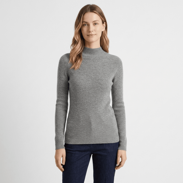 Caelum – Cashmere Mock Neck Sweater - Hilltop Nord