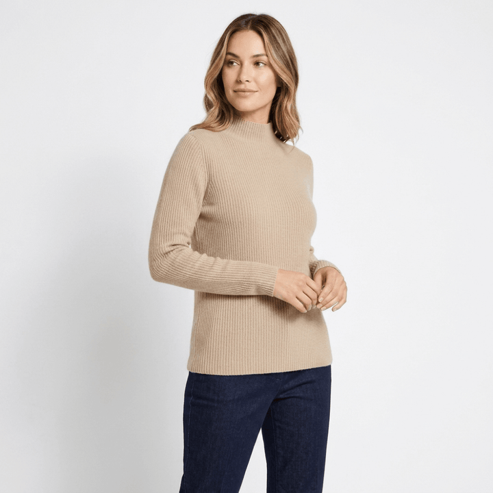 Caelum – Cashmere Mock Neck Sweater - Hilltop Nord