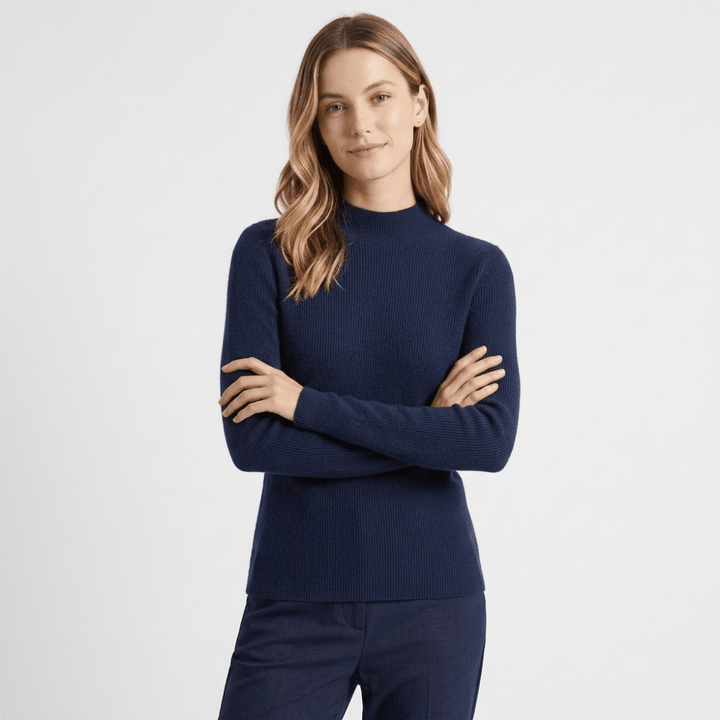 Caelum – Cashmere Mock Neck Sweater - Hilltop Nord