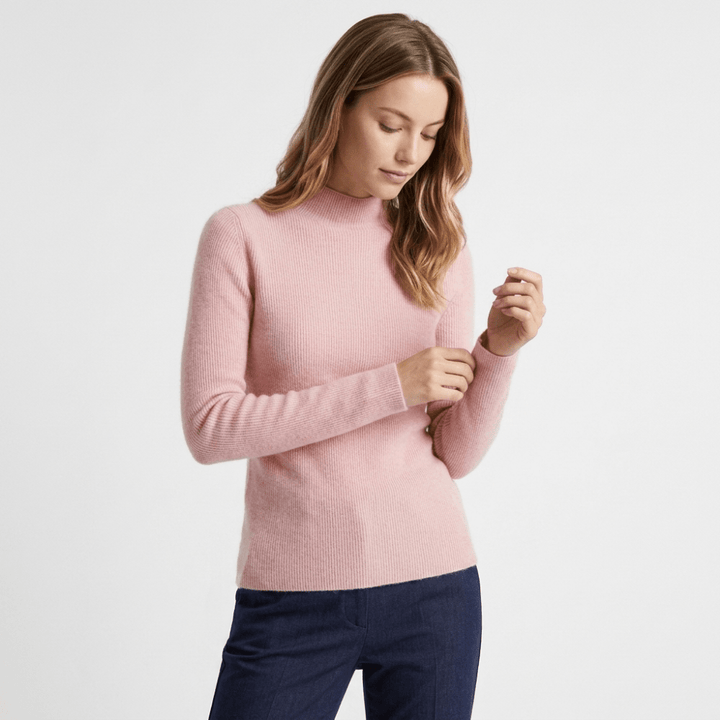 Caelum – Cashmere Mock Neck Sweater - Hilltop Nord