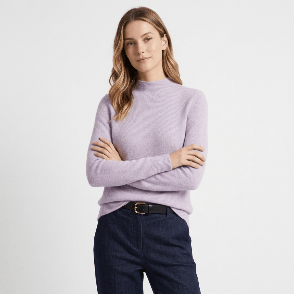 Caelum – Cashmere Mock Neck Sweater - Hilltop Nord