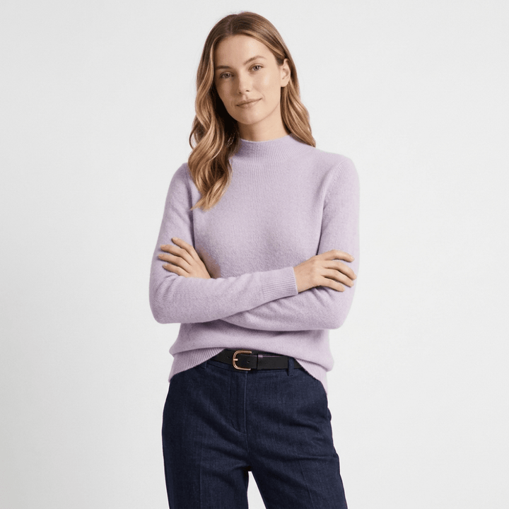 Caelum – Cashmere Mock Neck Sweater - Hilltop Nord
