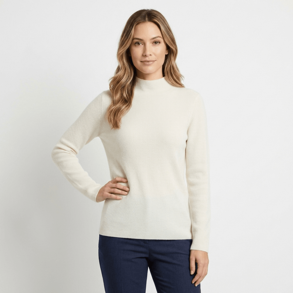 Caelum – Cashmere Mock Neck Sweater - Hilltop Nord