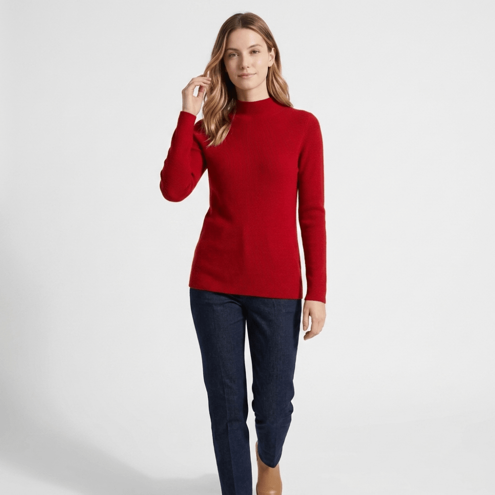 Caelum – Cashmere Mock Neck Sweater - Hilltop Nord