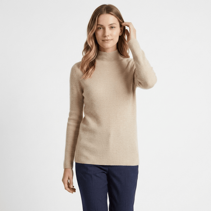 Caelum – Cashmere Mock Neck Sweater - Hilltop Nord