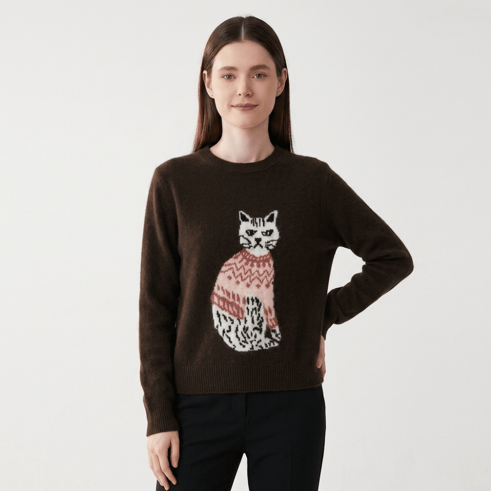 Winterpaws – Cashmere Wool Sweater - Hilltop Nord