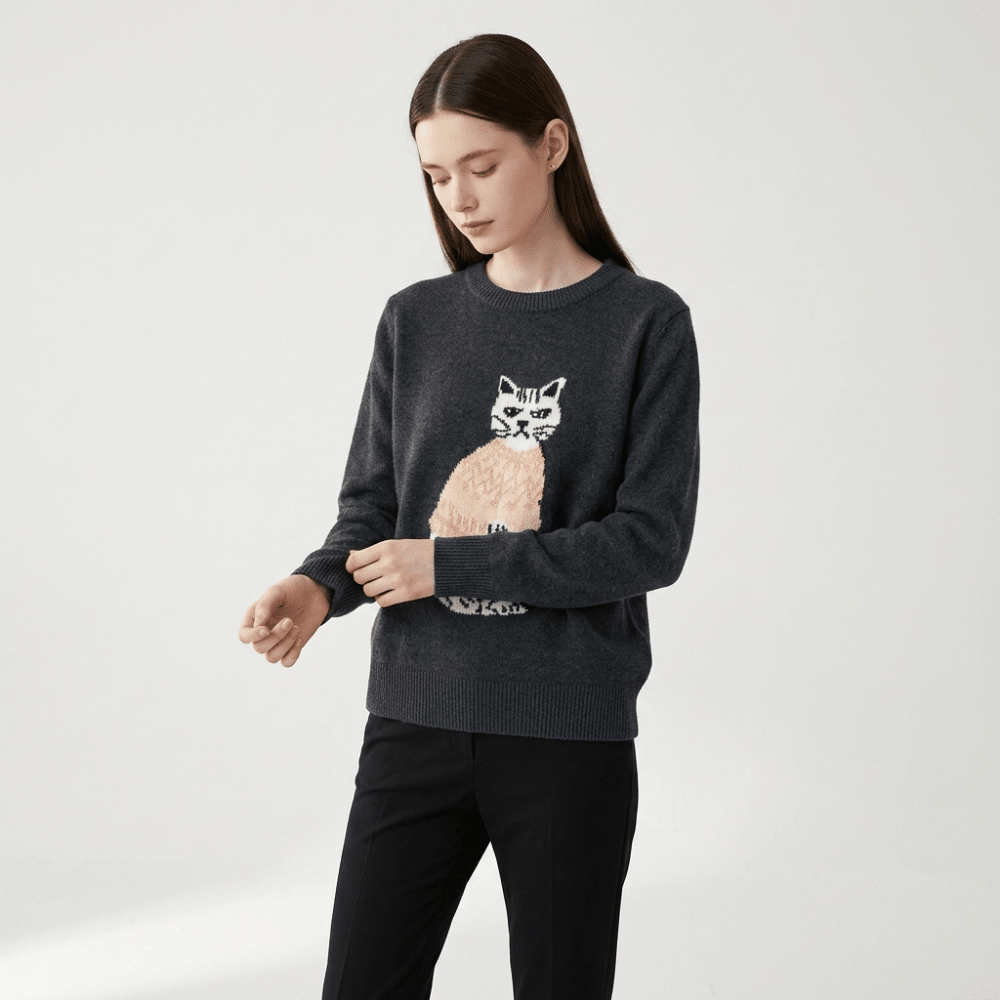 Winterpaws – Cashmere Wool Sweater - Hilltop Nord