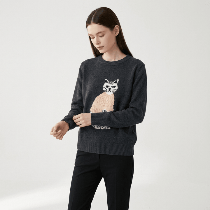 Winterpaws – Cashmere Wool Sweater - Hilltop Nord