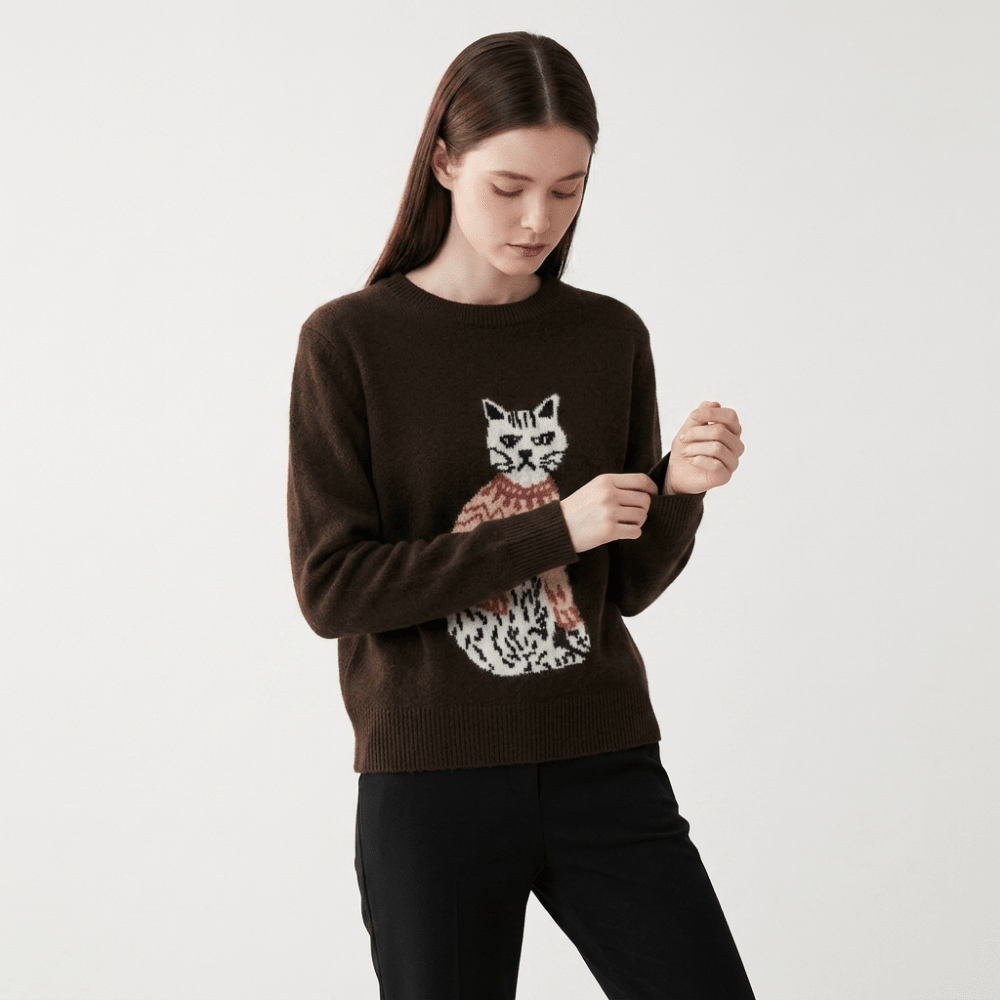 Winterpaws – Cashmere Wool Sweater - Hilltop Nord