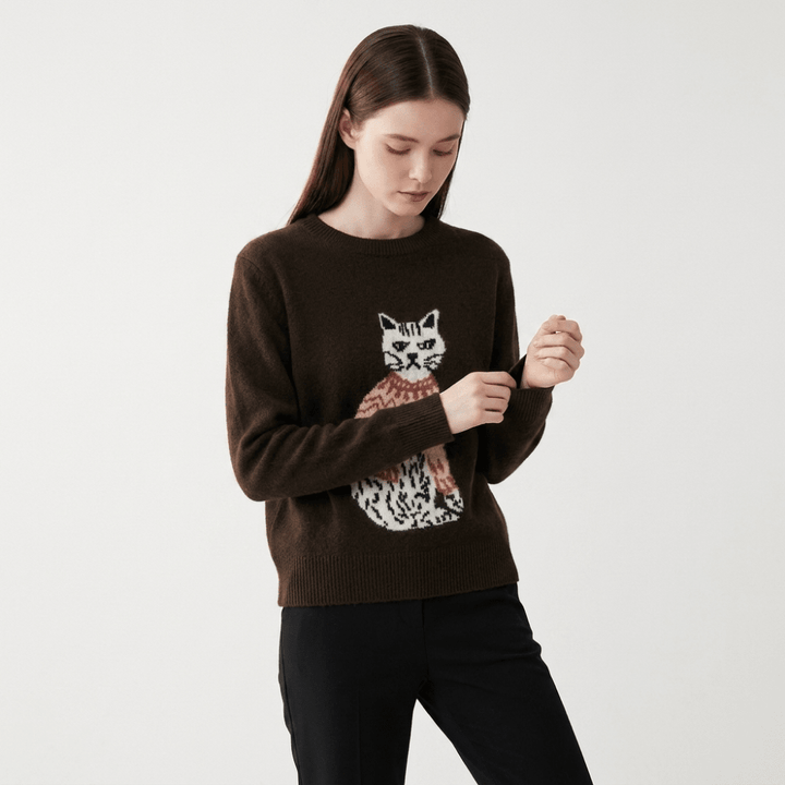 Winterpaws – Cashmere Wool Sweater - Hilltop Nord