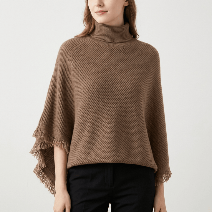 Silverthorn – Cashmere Wool Poncho - Hilltop Nord