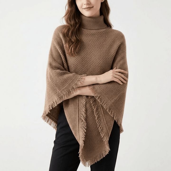 Silverthorn – Cashmere Wool Poncho - Hilltop Nord