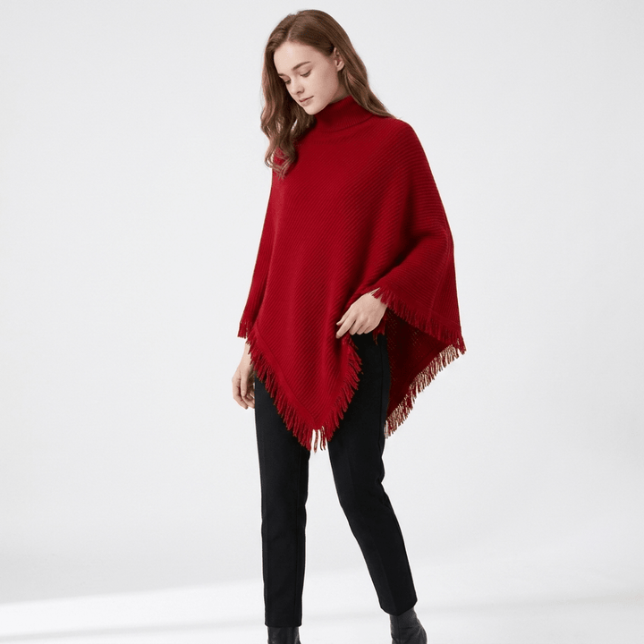 Silverthorn – Cashmere Wool Poncho - Hilltop Nord