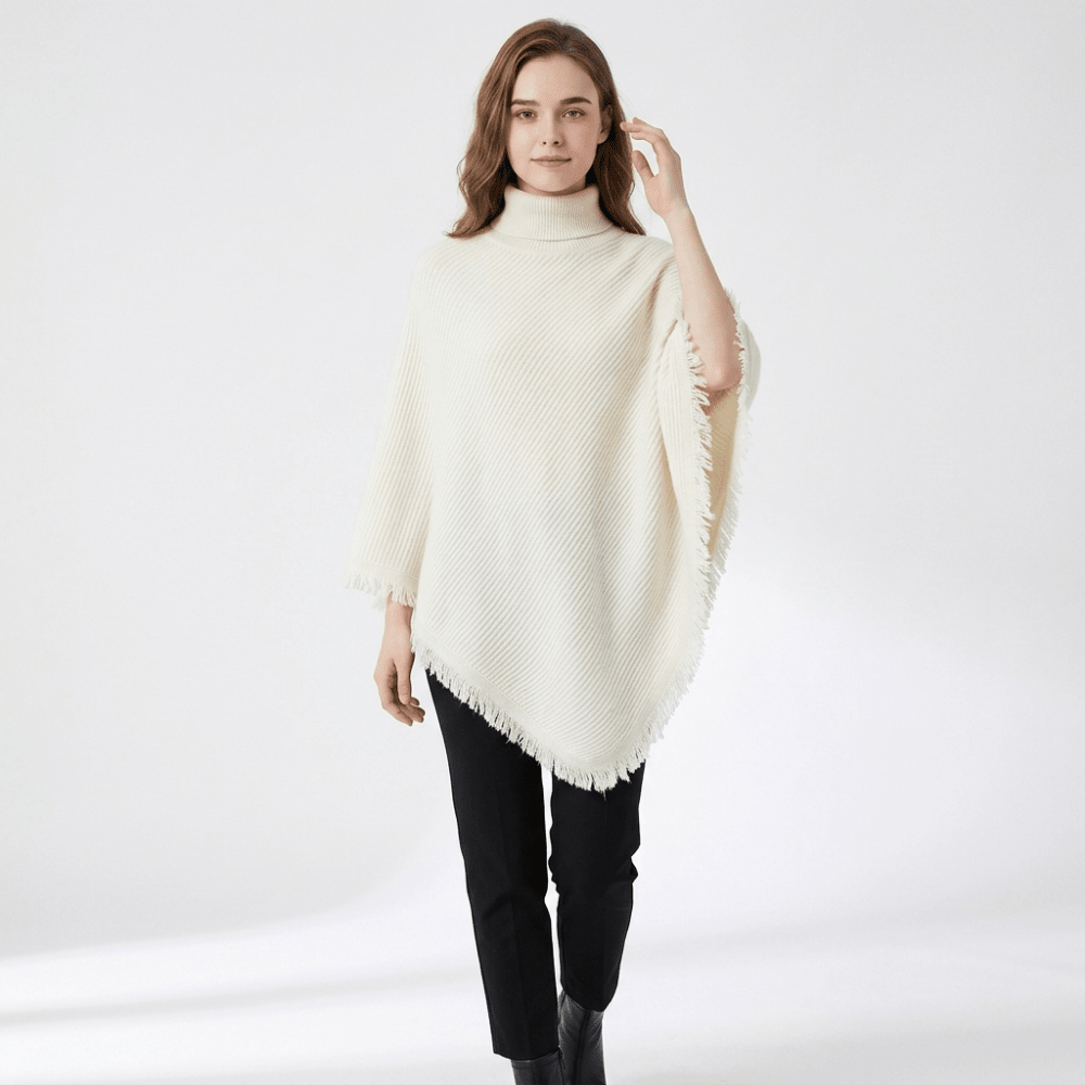 Silverthorn – Cashmere Wool Poncho - Hilltop Nord
