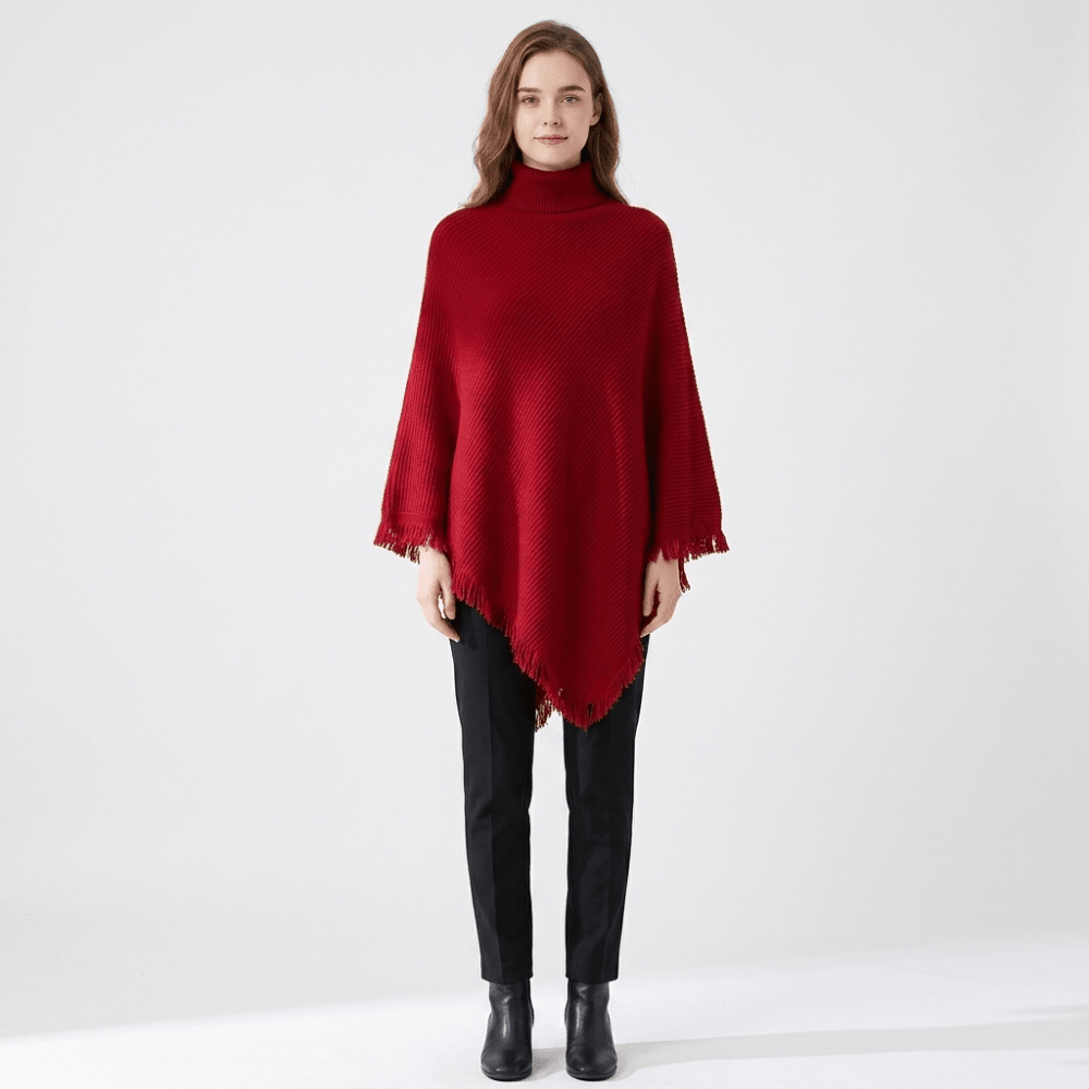 Silverthorn – Cashmere Wool Poncho - Hilltop Nord