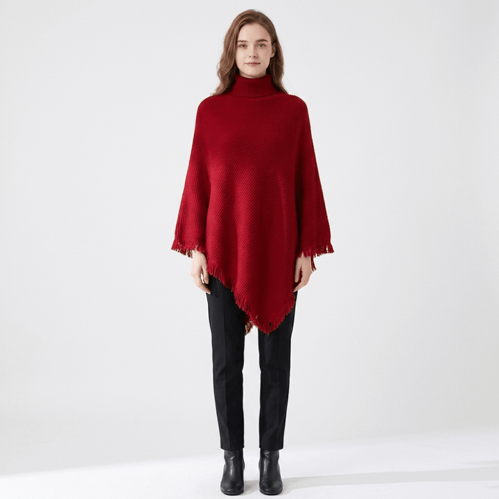 Silverthorn – Cashmere Wool Poncho - Hilltop Nord