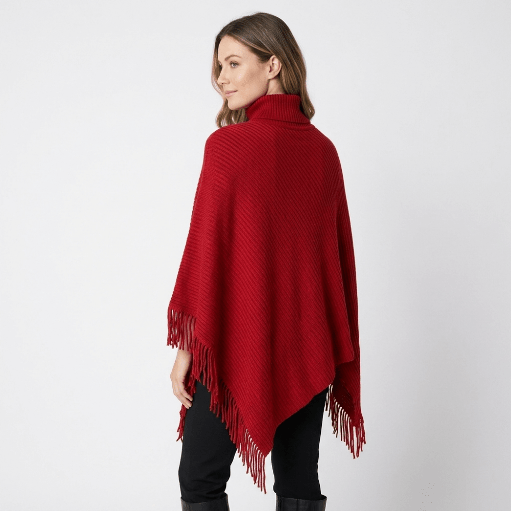 Silverthorn – Cashmere Wool Poncho - Hilltop Nord