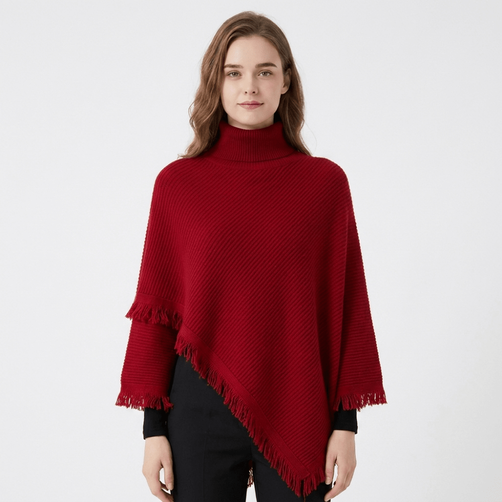 Silverthorn – Cashmere Wool Poncho - Hilltop Nord