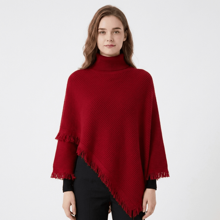 Silverthorn – Cashmere Wool Poncho - Hilltop Nord