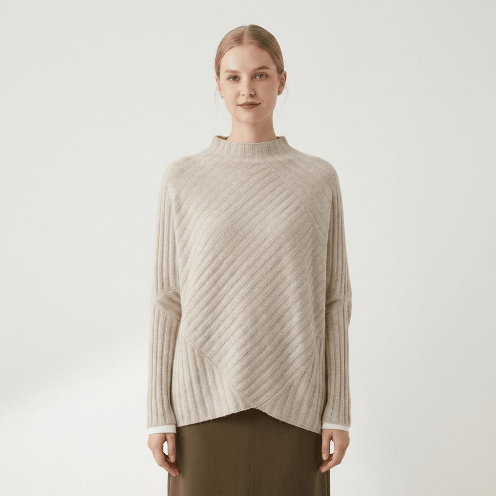 Snowvale – Cashmere Wool Poncho Sweater - Hilltop Nord
