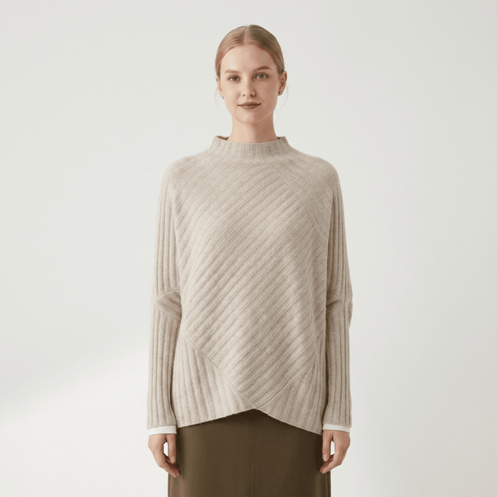 Snowvale – Cashmere Wool Poncho Sweater - Hilltop Nord