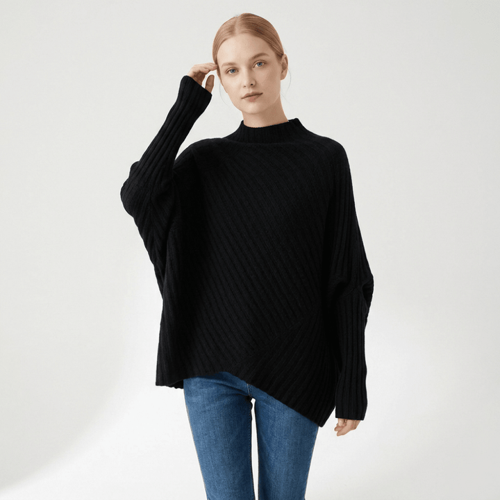 Snowvale – Cashmere Wool Poncho Sweater - Hilltop Nord