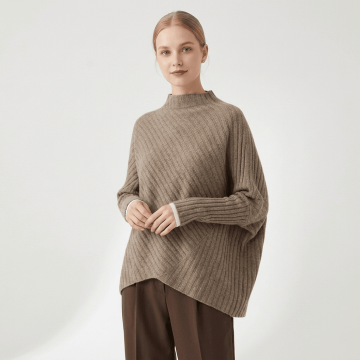 Snowvale – Cashmere Wool Poncho Sweater - Hilltop Nord