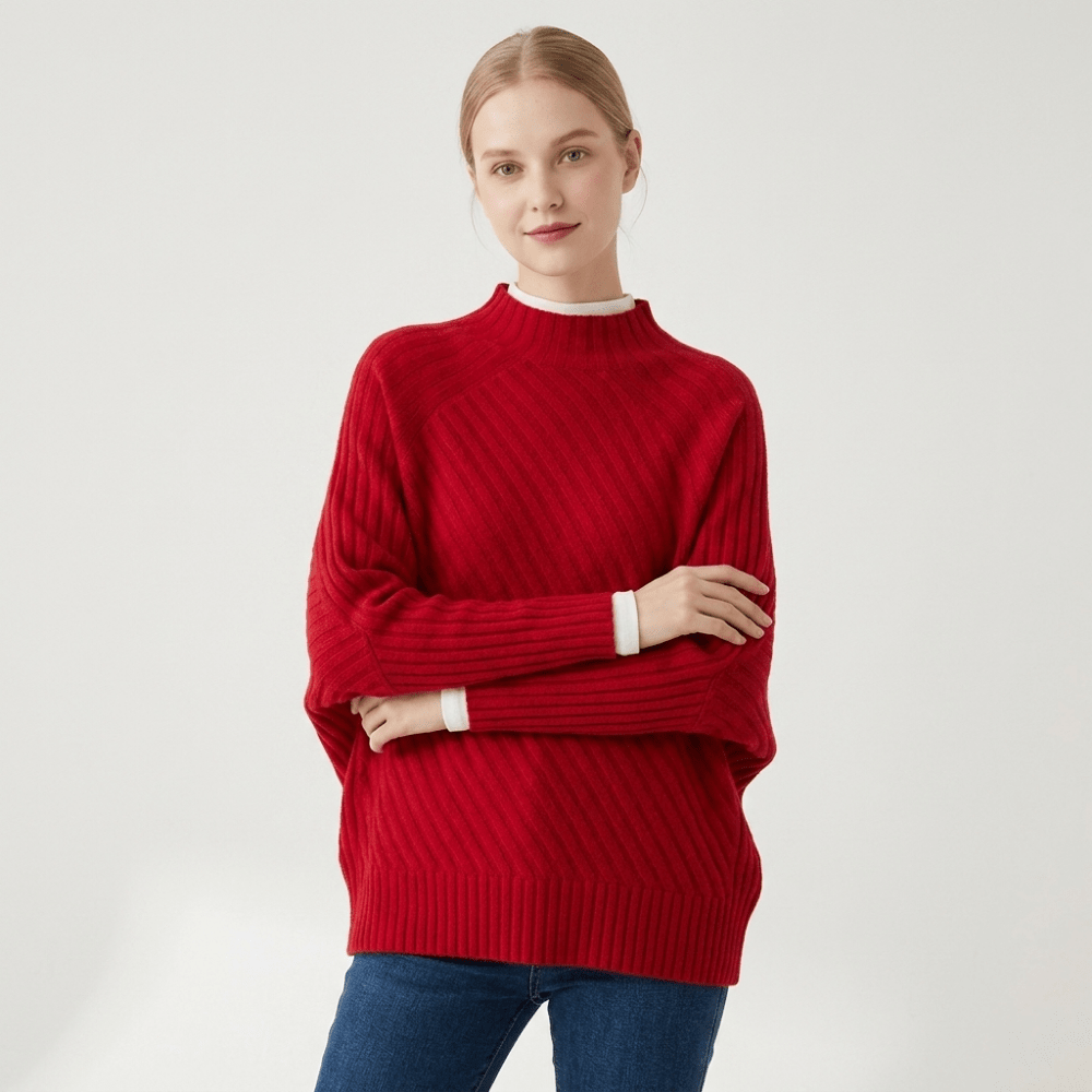 Snowvale – Cashmere Wool Poncho Sweater - Hilltop Nord