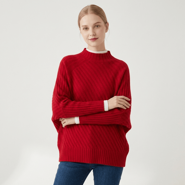 Snowvale – Cashmere Wool Poncho Sweater - Hilltop Nord