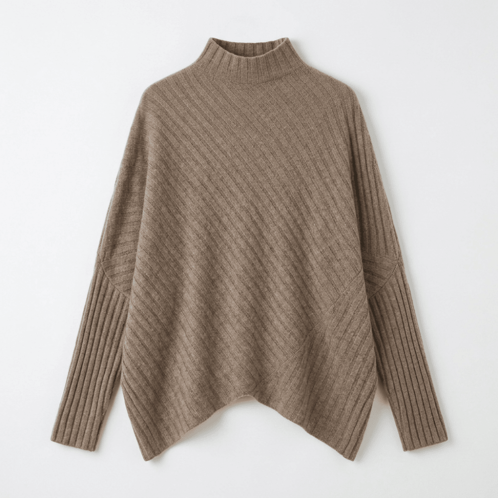 Snowvale – Cashmere Wool Poncho Sweater - Hilltop Nord