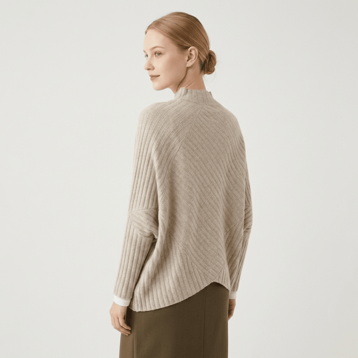 Snowvale – Cashmere Wool Poncho Sweater - Hilltop Nord