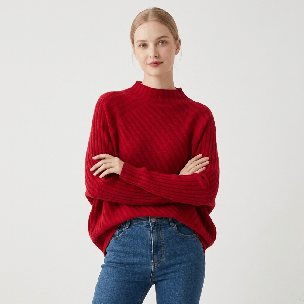 Snowvale – Cashmere Wool Poncho Sweater - Hilltop Nord