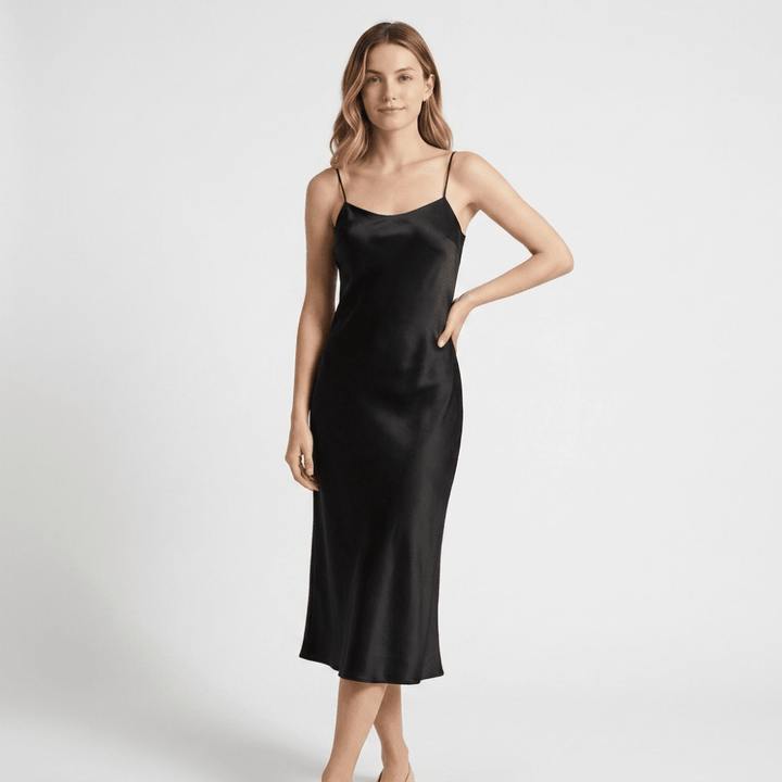 Solenne – Silk Slip Dress - Hilltop Nord
