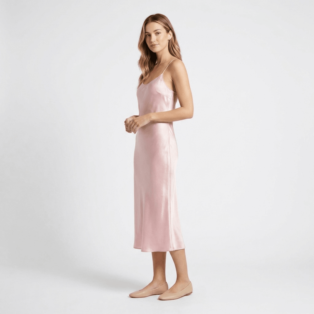 Solenne – Silk Slip Dress - Hilltop Nord