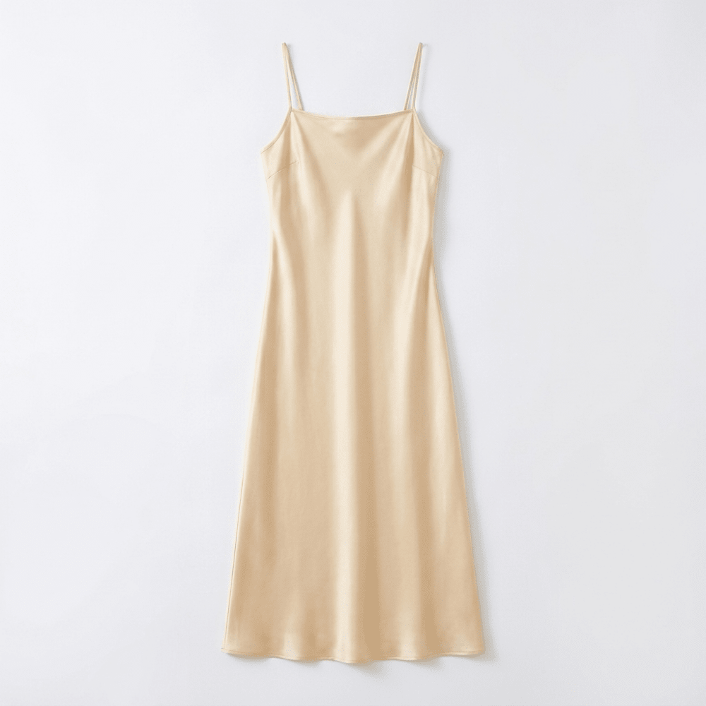 Solenne – Silk Slip Dress - Hilltop Nord