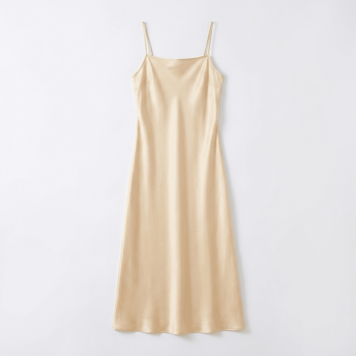 Solenne – Silk Slip Dress - Hilltop Nord