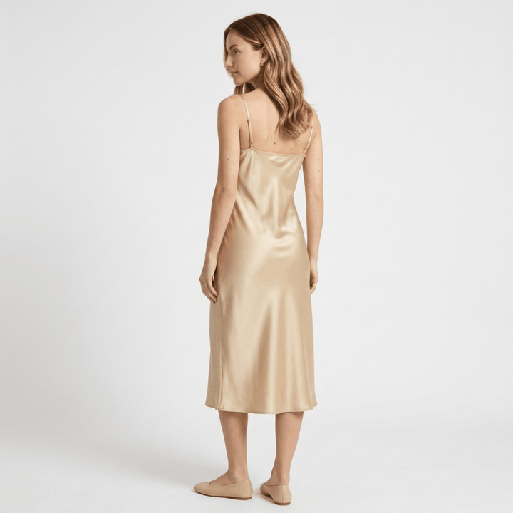 Solenne – Silk Slip Dress - Hilltop Nord