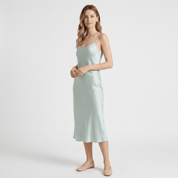 Solenne – Silk Slip Dress - Hilltop Nord