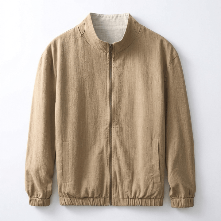 Westcliff – Linen Zip Up Jacket - Hilltop Nord