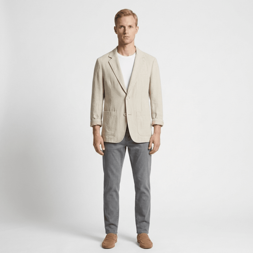 Seacliff – Linen Blazer - Hilltop Nord