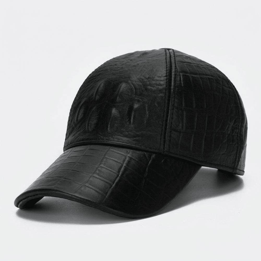 Onyxfield – Leather Baseball Cap - Hilltop Nord