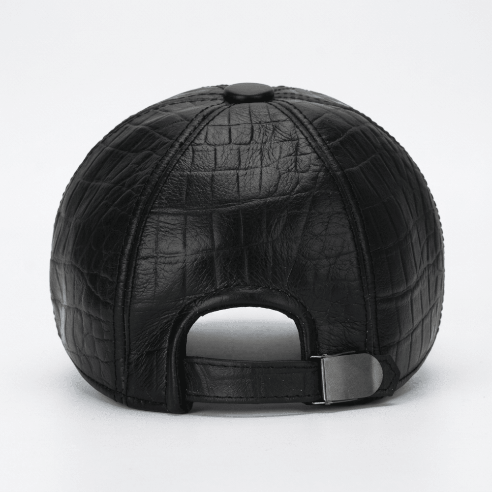 Onyxfield – Leather Baseball Cap - Hilltop Nord