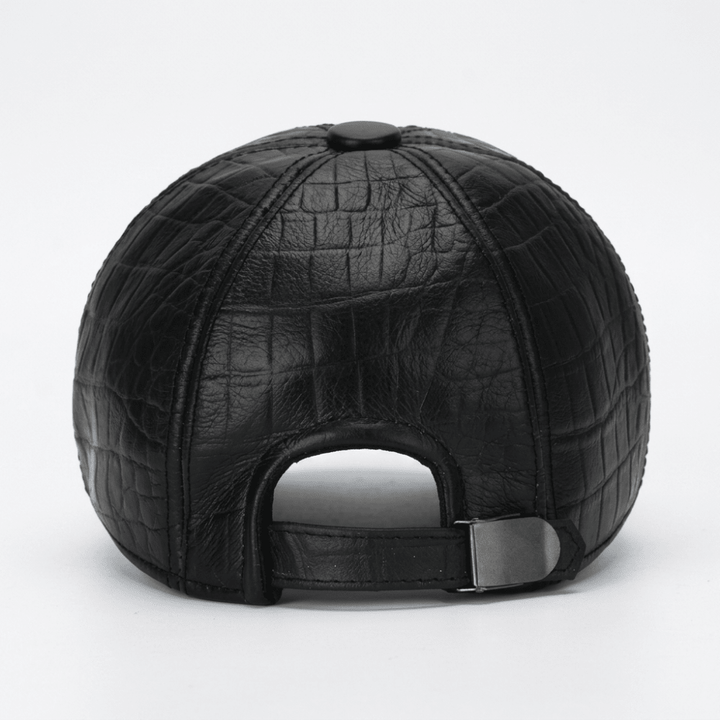 Onyxfield – Leather Baseball Cap - Hilltop Nord
