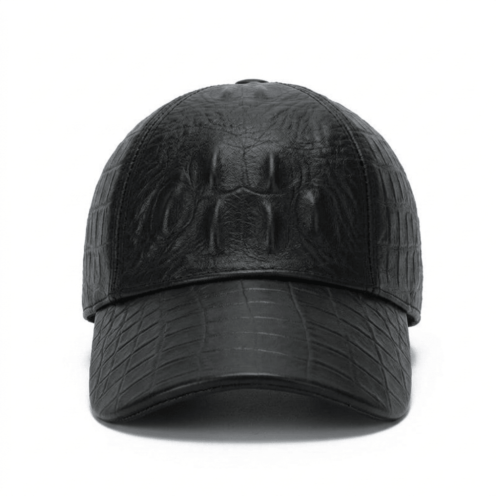 Onyxfield – Leather Baseball Cap - Hilltop Nord