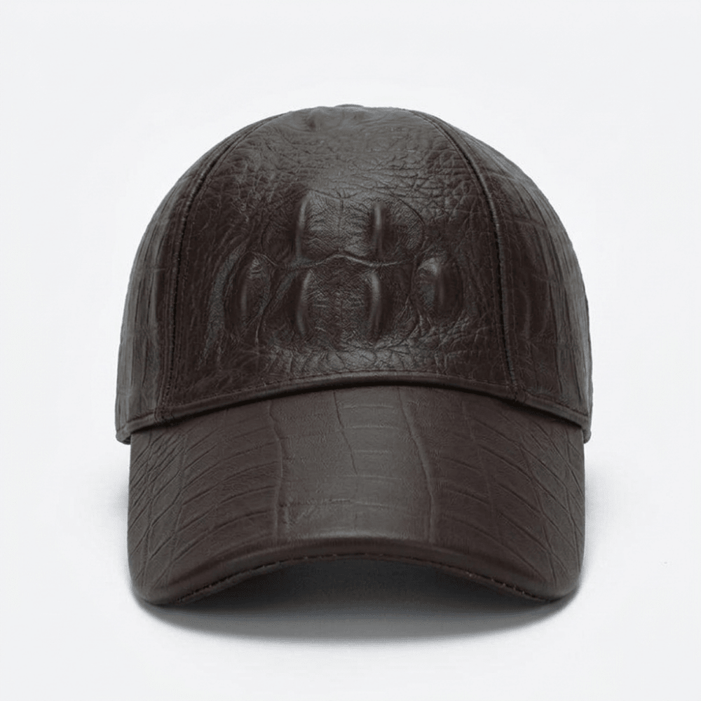 Onyxfield – Leather Baseball Cap - Hilltop Nord