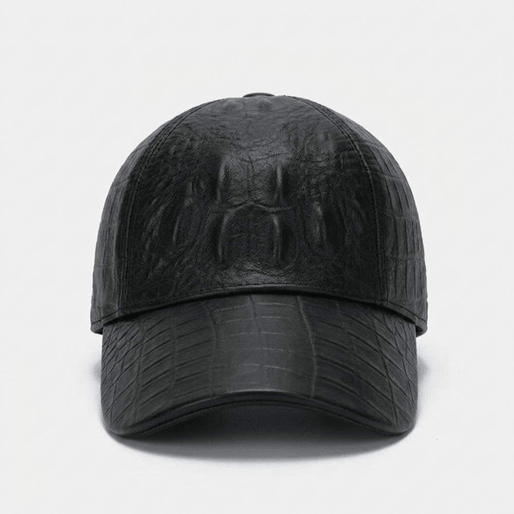 Onyxfield – Leather Baseball Cap - Hilltop Nord