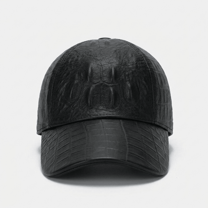 Onyxfield – Leather Baseball Cap - Hilltop Nord